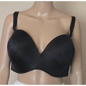 Cacique Underwire black Bra strapless multiway size 46D